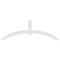 Ekena Millwork Archdale Architectural Grade PVC Gable Bracket, 108"W x 36"H x 2"D x 6"F, 8/12 Pitch GBP108X36X0206ARC00 - alternate 4